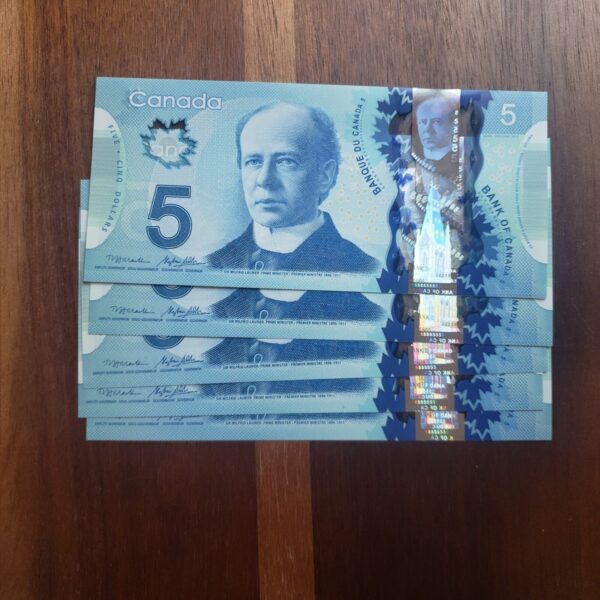 5 Canadian Dollar