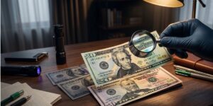how to make counterfeit money look real
