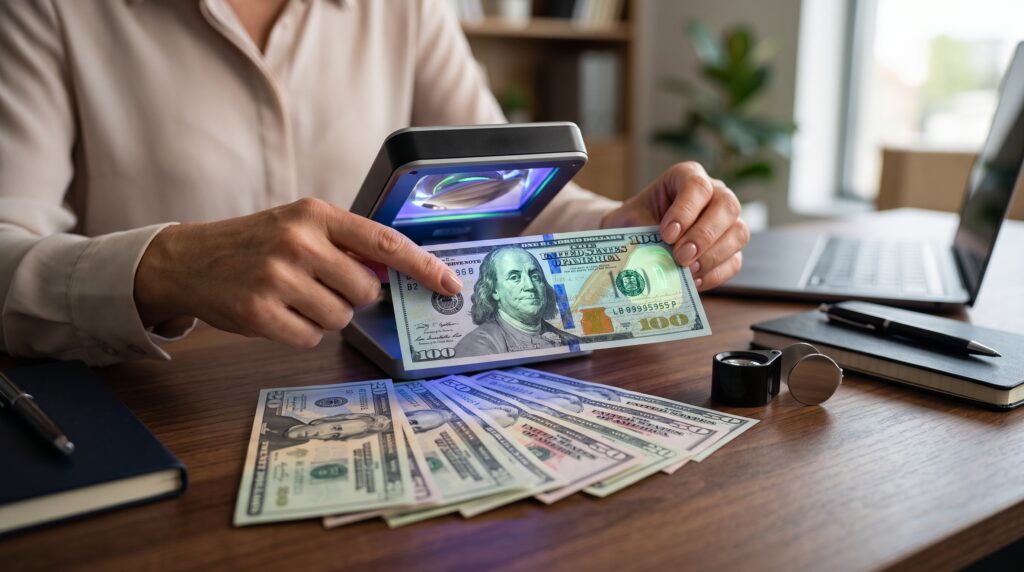 how to check for counterfeit bills