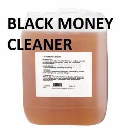 Black Currency Cleaning Chemical